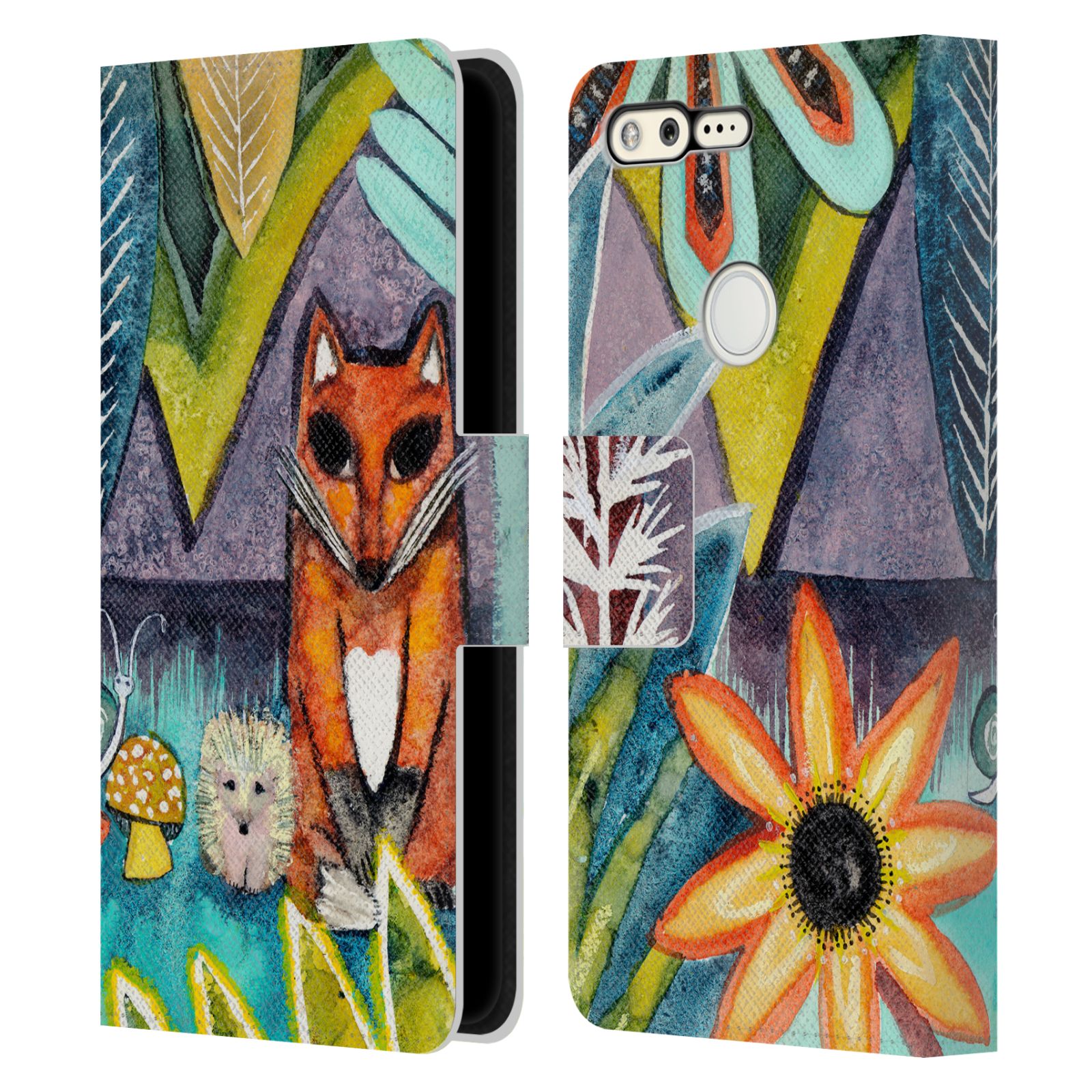 OFFICIAL WYANNE ANIMALS 2 LEATHER BOOK WALLET CASE COVER FOR GOOGLE PHONES - Picture 8 of 22