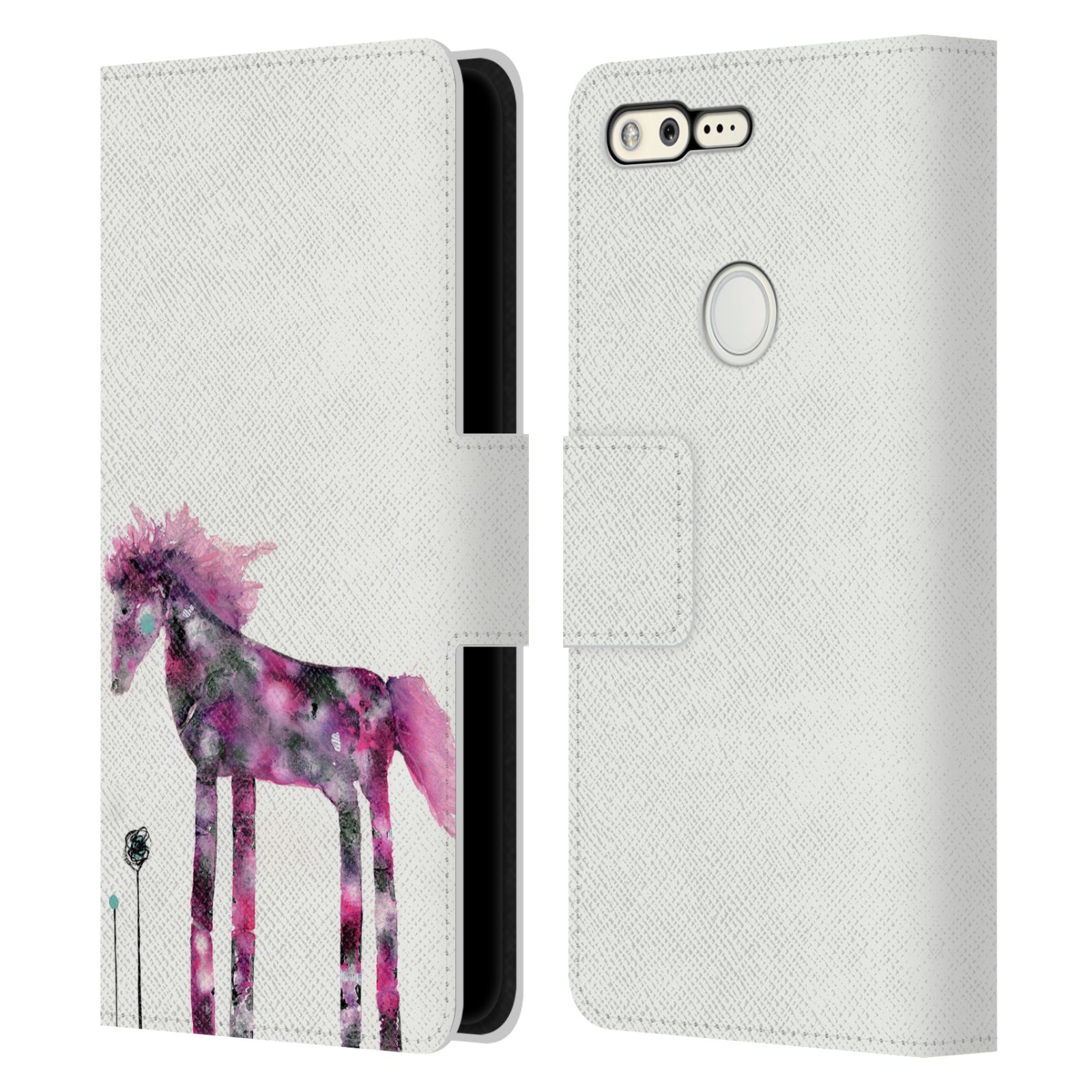 OFFICIAL WYANNE ANIMALS 2 LEATHER BOOK WALLET CASE COVER FOR GOOGLE PHONES - Picture 13 of 22