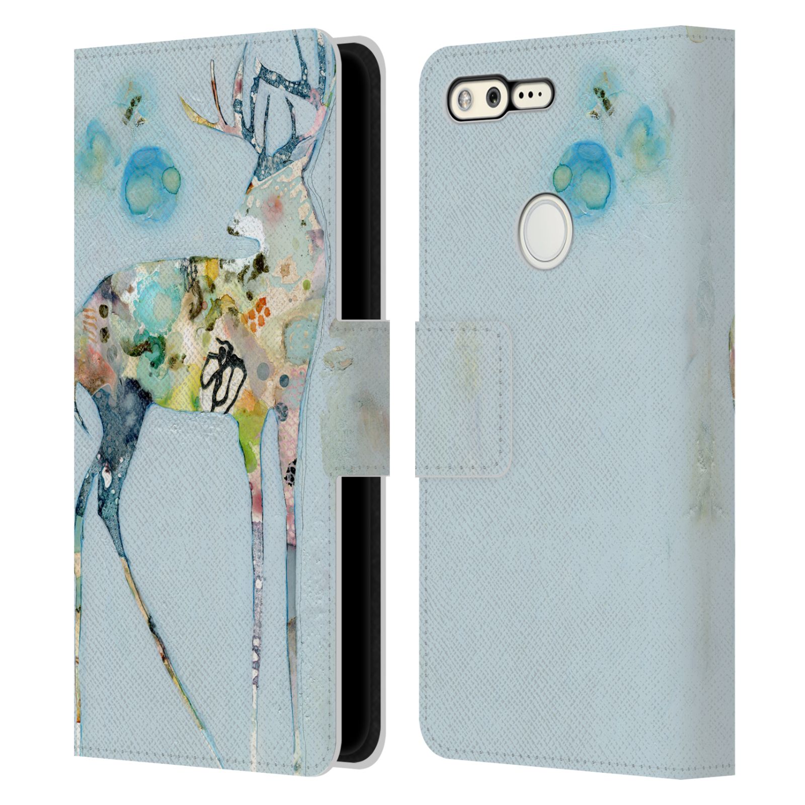 OFFICIAL WYANNE ANIMALS 2 LEATHER BOOK WALLET CASE COVER FOR GOOGLE PHONES - Picture 18 of 22