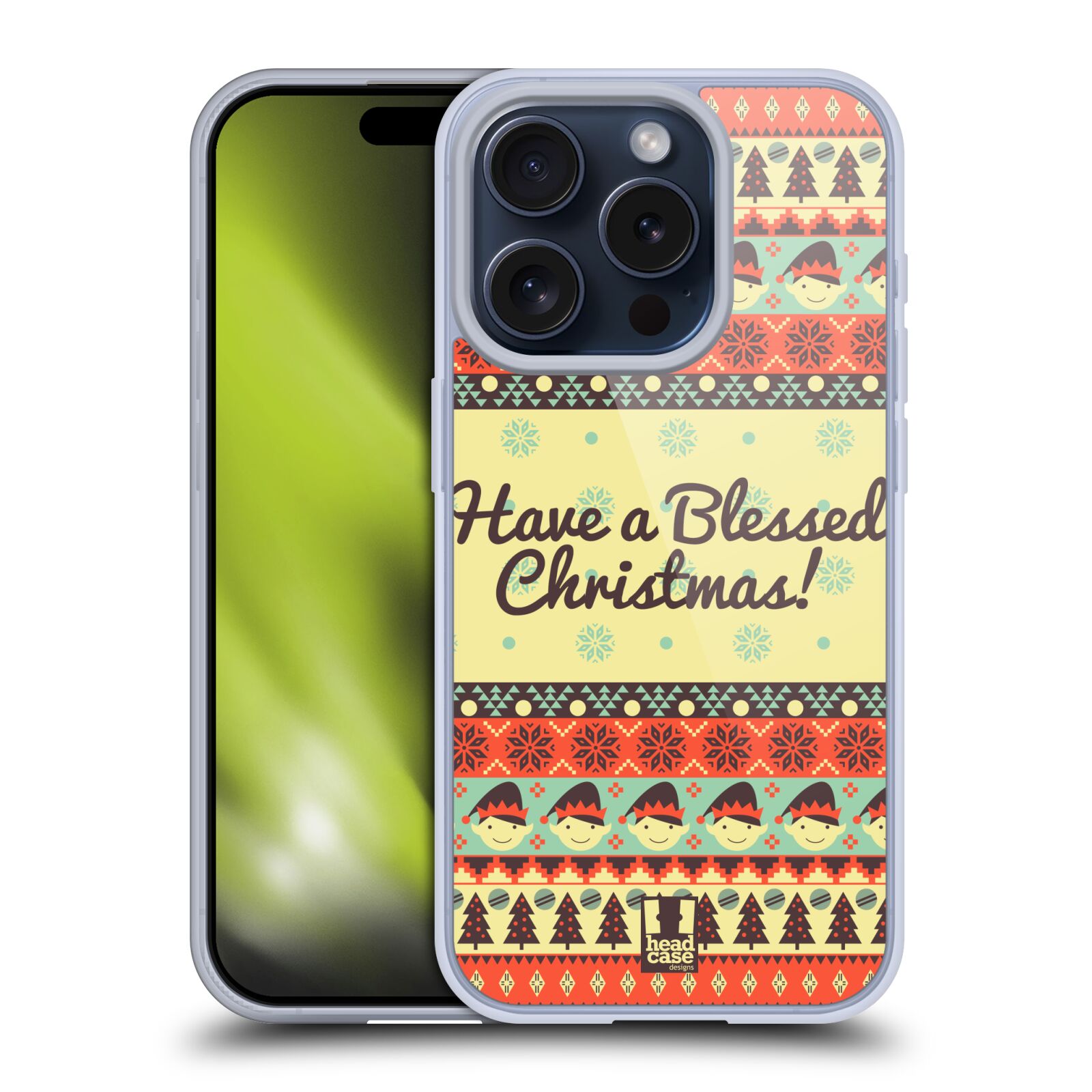 HEAD CASE DESIGNS CHRISTMAS AZTEC SOFT GEL CASE FOR APPLE iPHONE PHONES - Picture 8 of 15