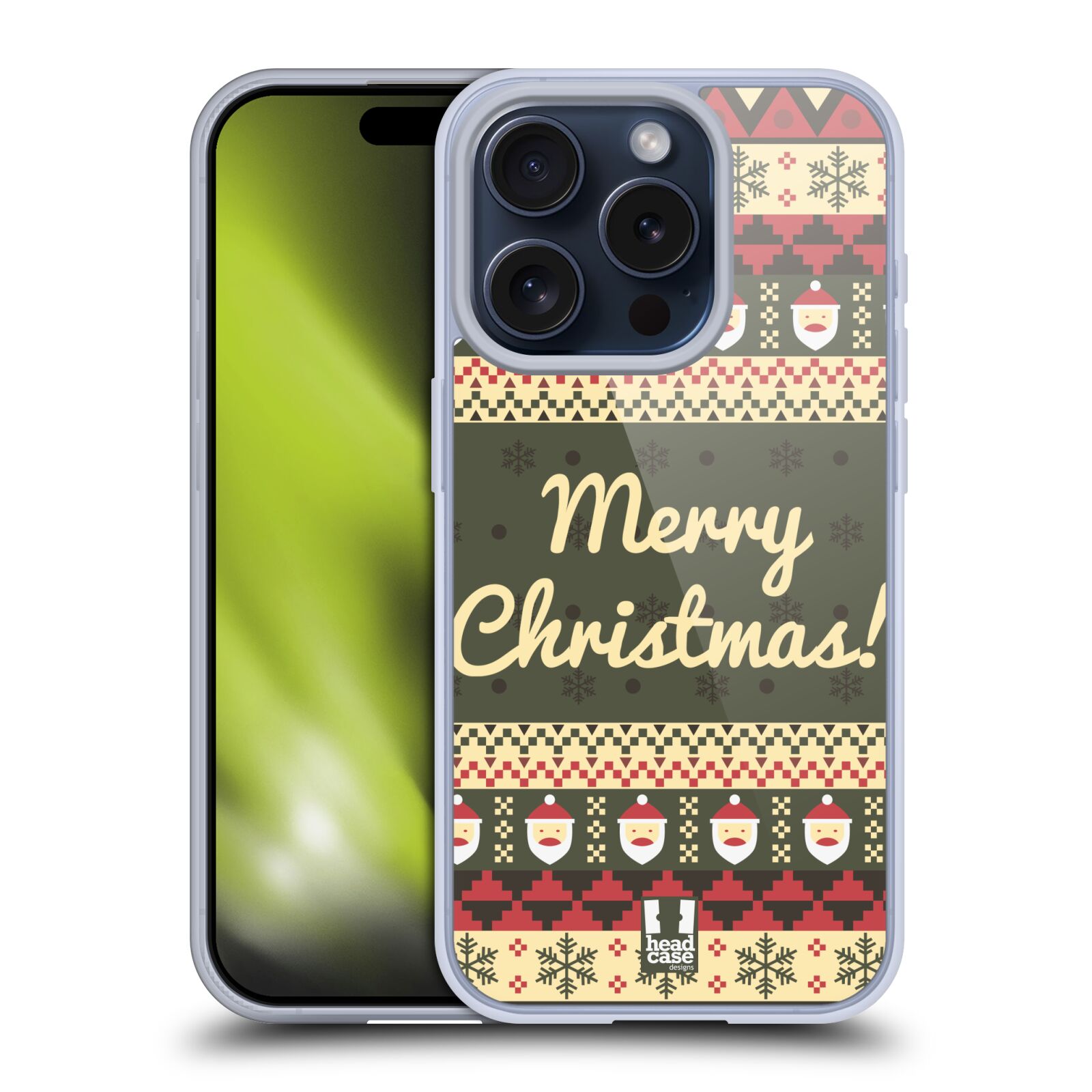 HEAD CASE DESIGNS CHRISTMAS AZTEC SOFT GEL CASE FOR APPLE iPHONE PHONES - Picture 12 of 15