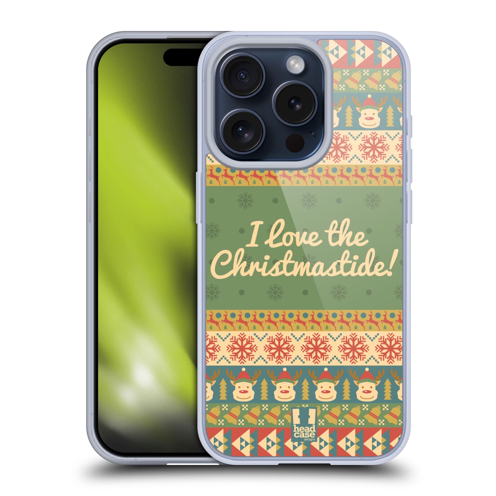 HEAD CASE DESIGNS CHRISTMAS AZTEC SOFT GEL CASE FOR APPLE iPHONE PHONES - Picture 13 of 17