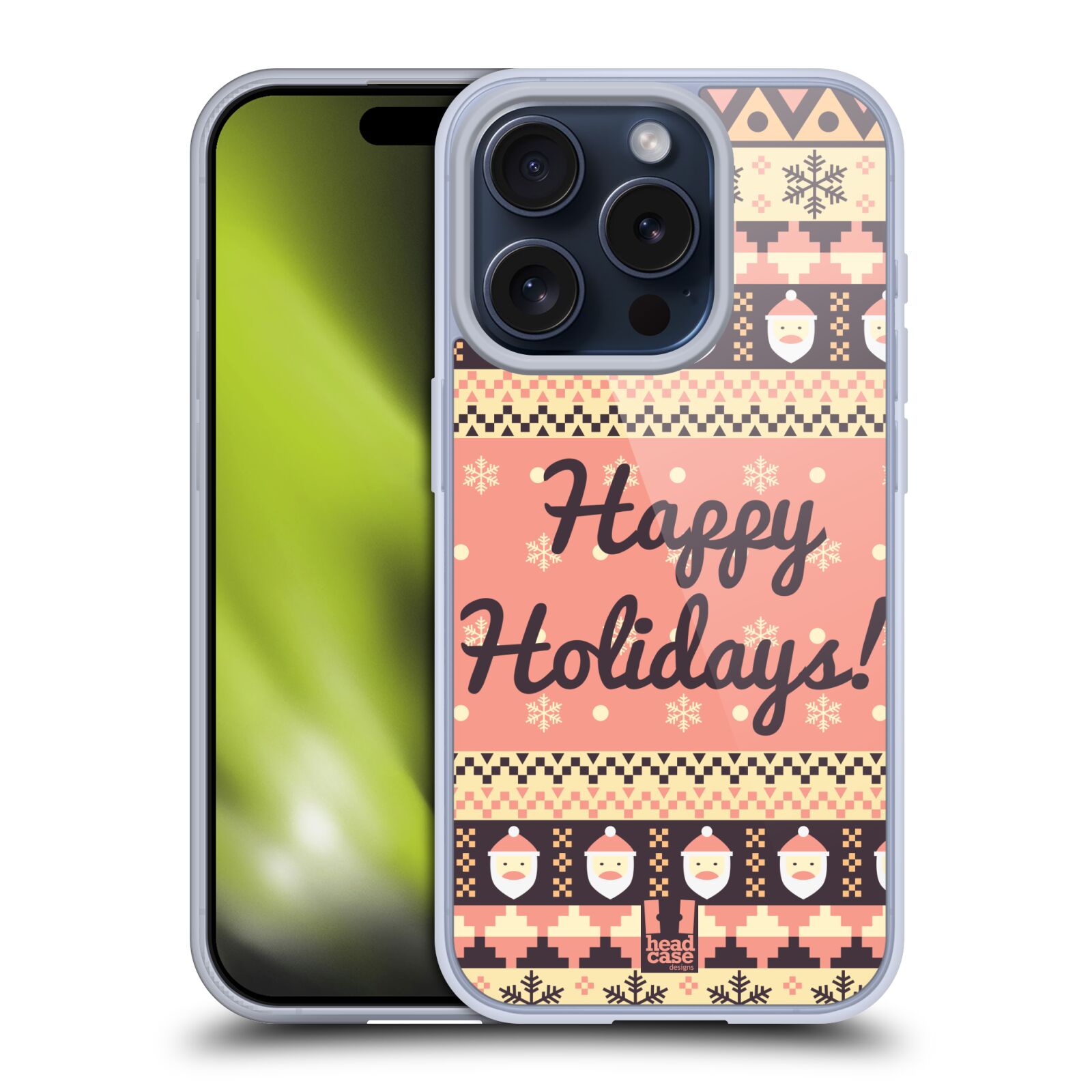 HEAD CASE DESIGNS CHRISTMAS AZTEC SOFT GEL CASE FOR APPLE iPHONE PHONES - Picture 13 of 15