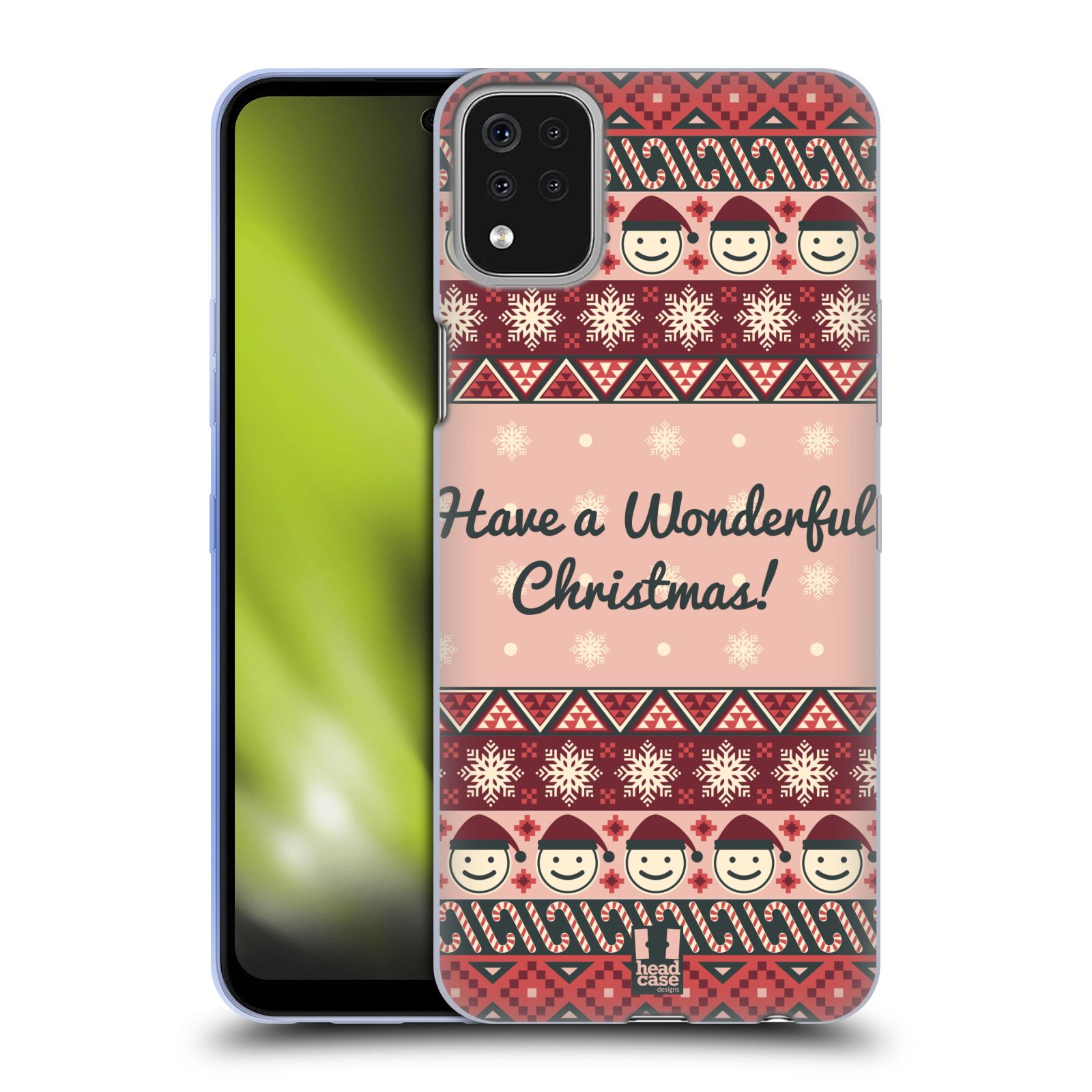 HEAD CASE DESIGNS CHRISTMAS AZTEC SOFT GEL CASE FOR LG PHONES 1 - Picture 8 of 8