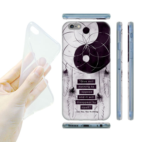 Silikonové pouzdro na mobil Apple iPhone 6 a 6S HEAD CASE YIn a Yang CATCHER