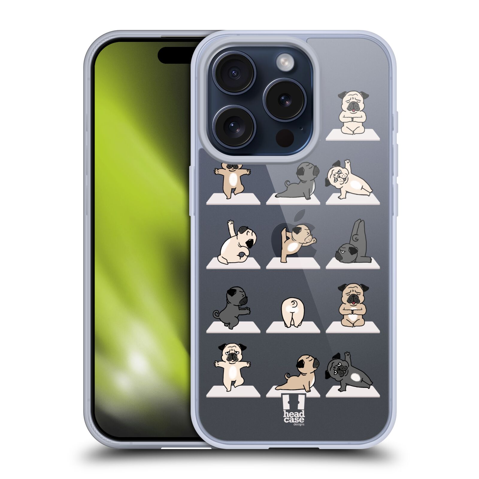 HEAD CASE DESIGNS YOGA ANIMALS SOFT GEL CASE & WALLPAPER FOR APPLE iPHONE PHONES - Picture 9 of 11