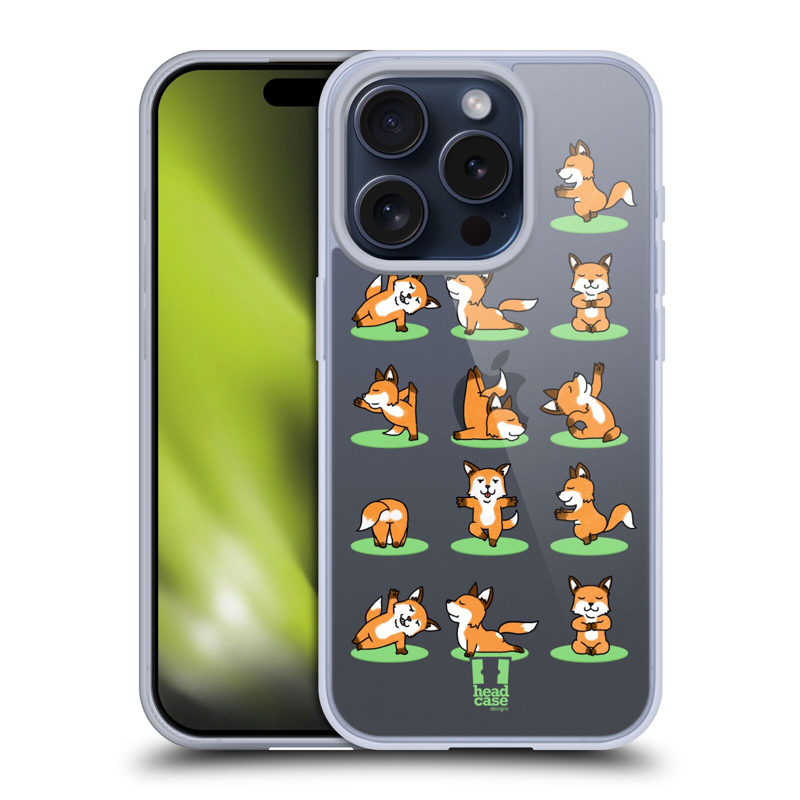 HEAD CASE DESIGNS YOGA ANIMALS SOFT GEL CASE & WALLPAPER FOR APPLE iPHONE PHONES - Picture 10 of 11