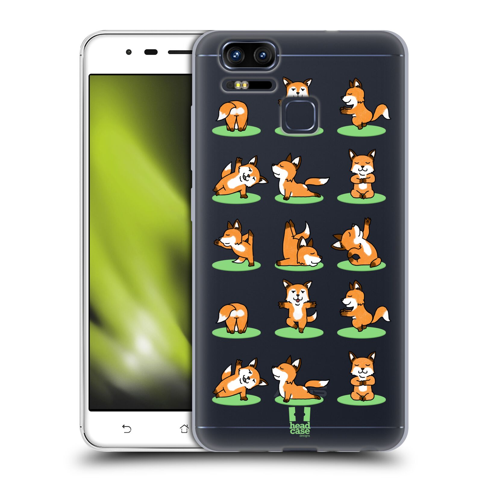 FUNDA HEAD CASE DESIGNS CON DIBUJO DE GEL SUAVE Y FONDO DE PANTALLA HEAD CASE DESIGNS PARA TELÉFONOS ASUS ZENFONE - Imagen 9 de 9