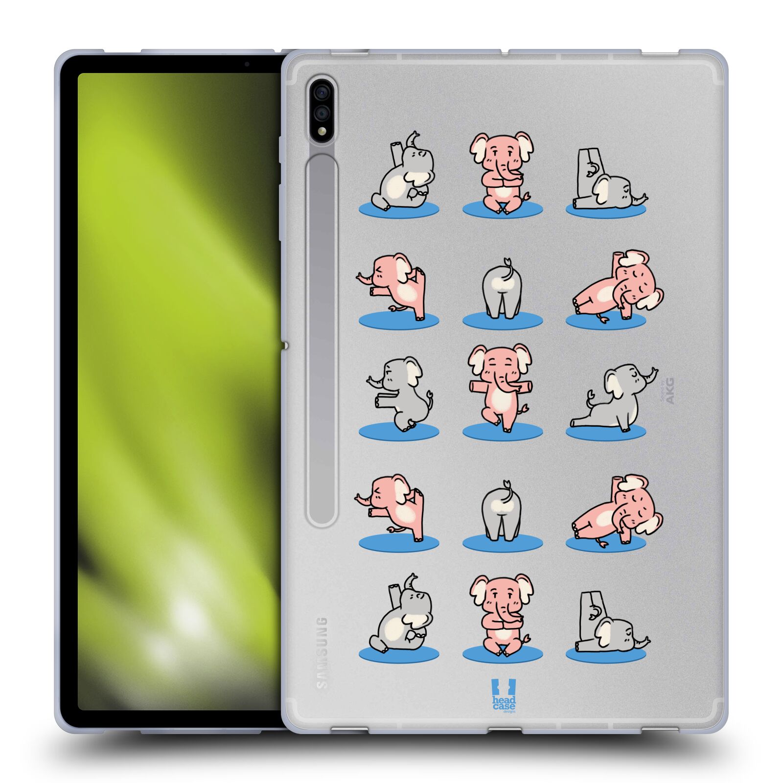 HEAD CASE DESIGNS YOGA ANIMALS 2 SOFT GEL CASE FOR SAMSUNG TABLETS 1 - Picture 8 of 11