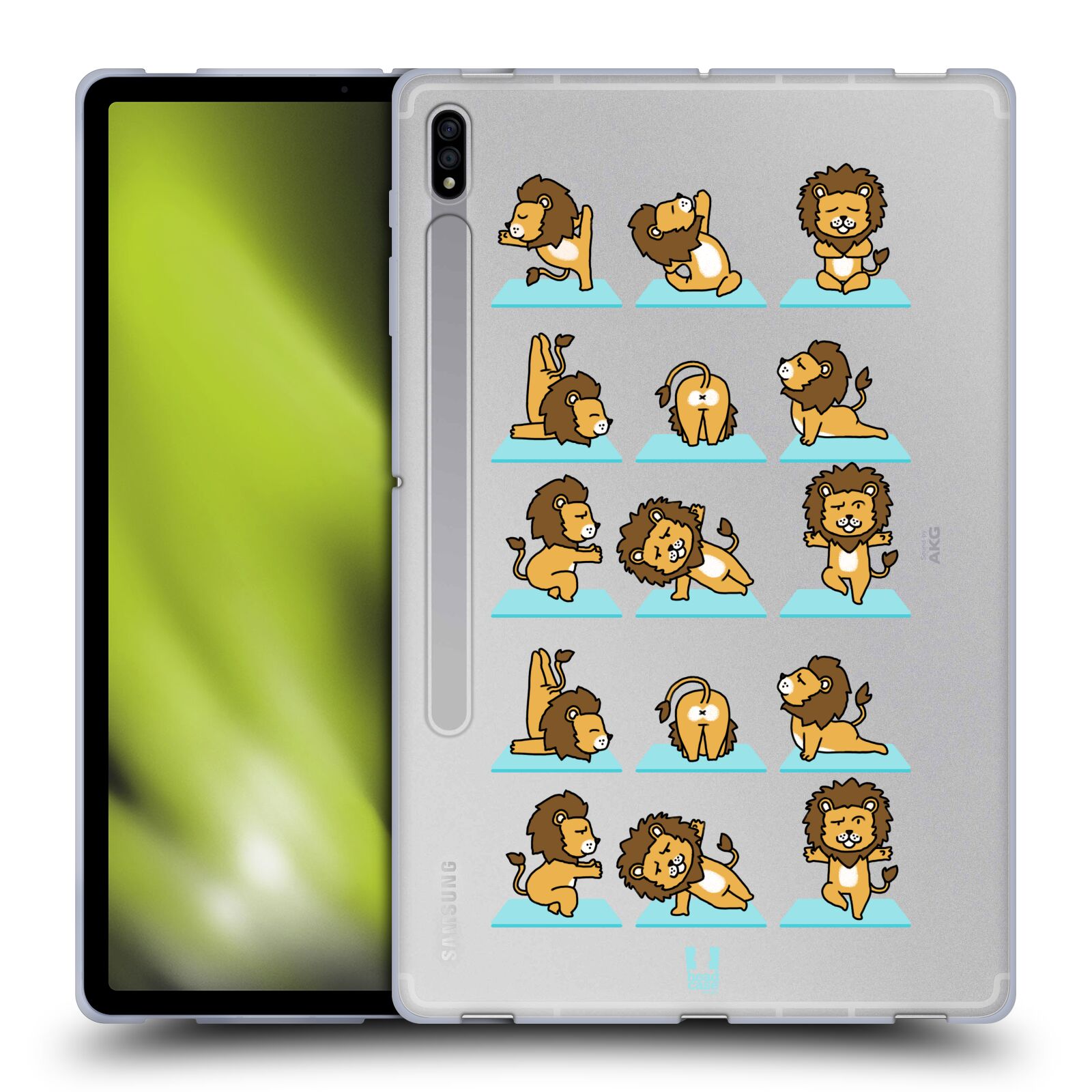 HEAD CASE DESIGNS YOGA ANIMALS 2 SOFT GEL CASE FOR SAMSUNG TABLETS 1 - Picture 9 of 11