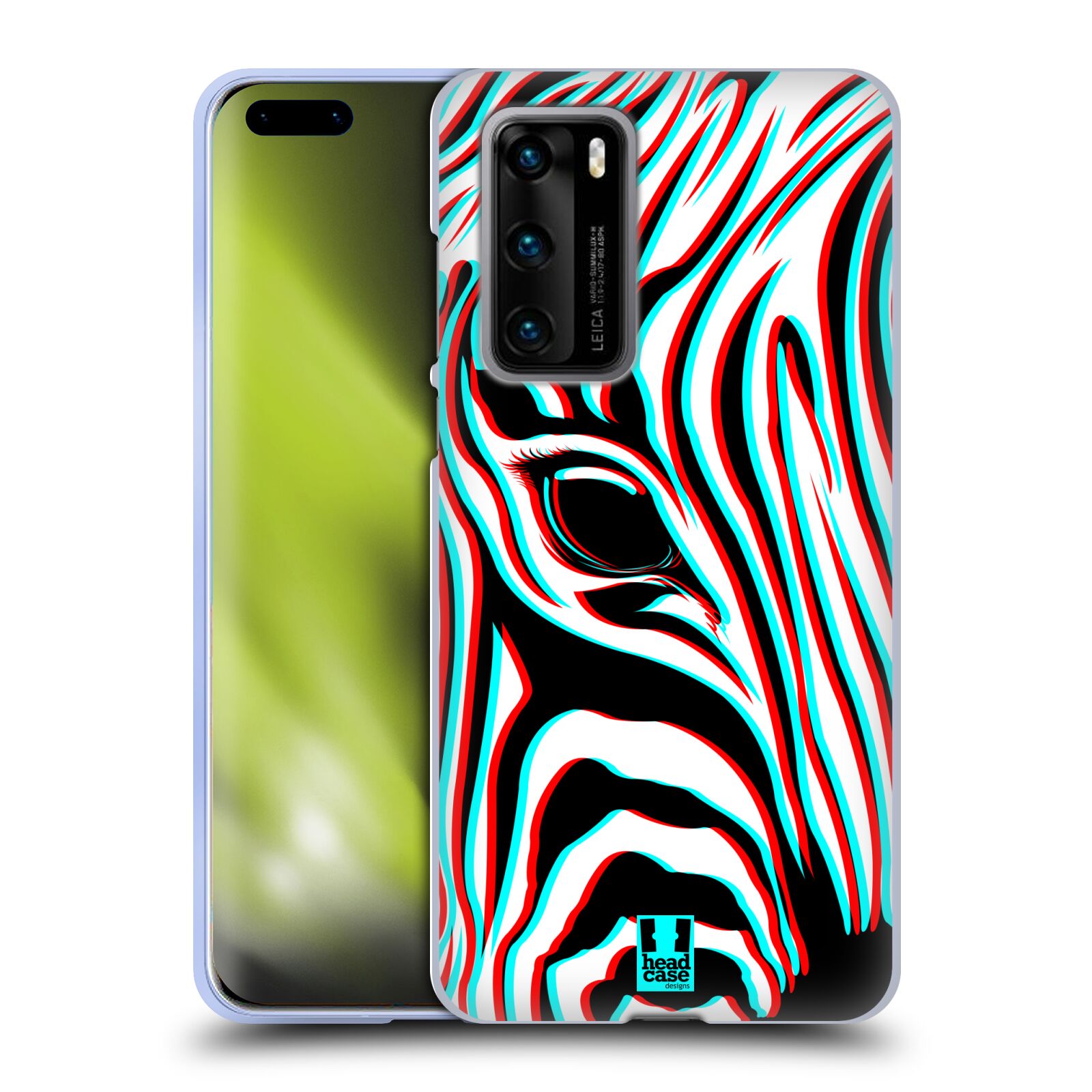 HEAD CASE DESIGNS ZEBRA FASHION SOFT GEL CASE FOR HUAWEI PHONES 4