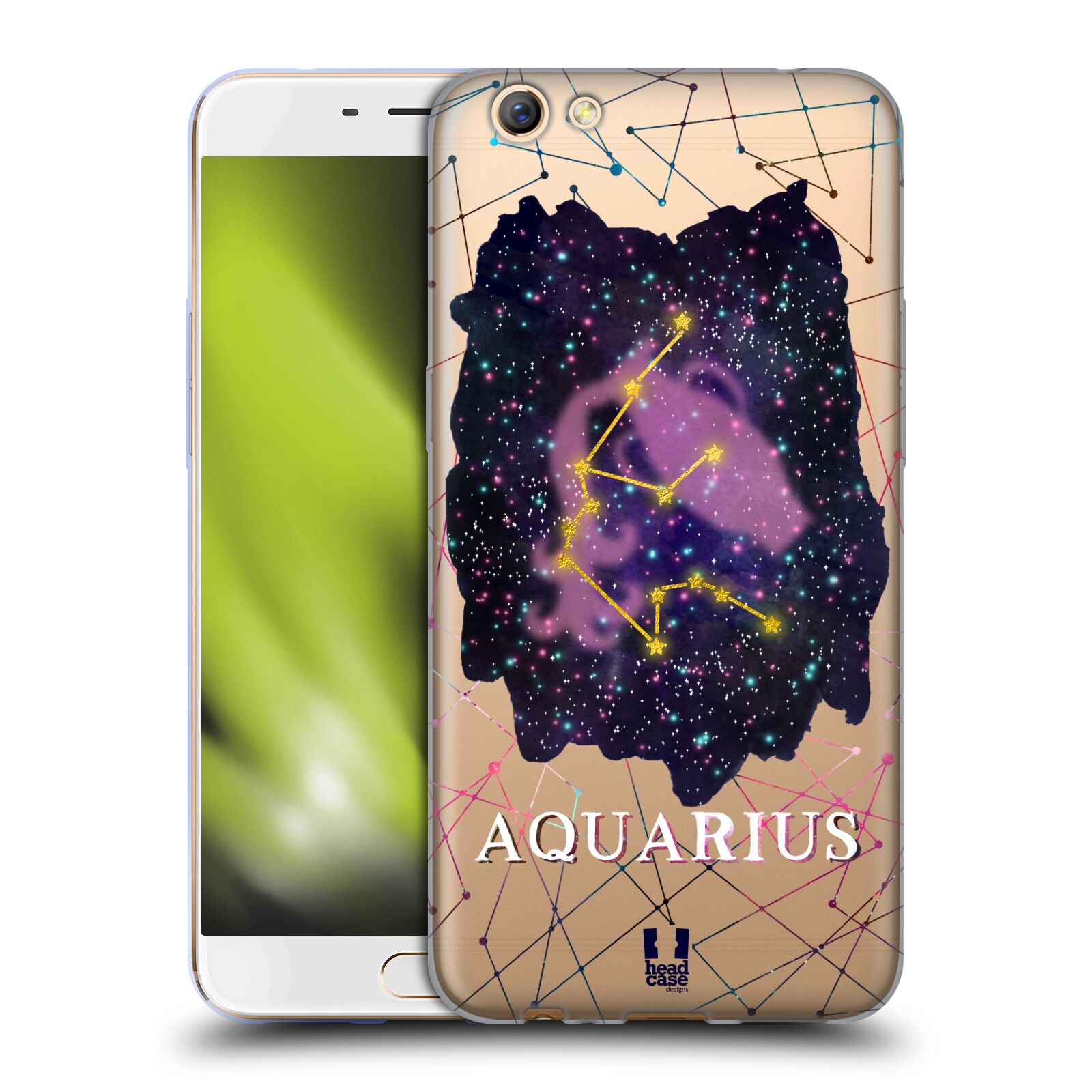 FUNDA HEAD CASE DESIGNS CON DIBUJO DE GEL SUAVE ZODIAC CONSTELLATION PARA TELÉFONOS OPPO - Imagen 8 de 18