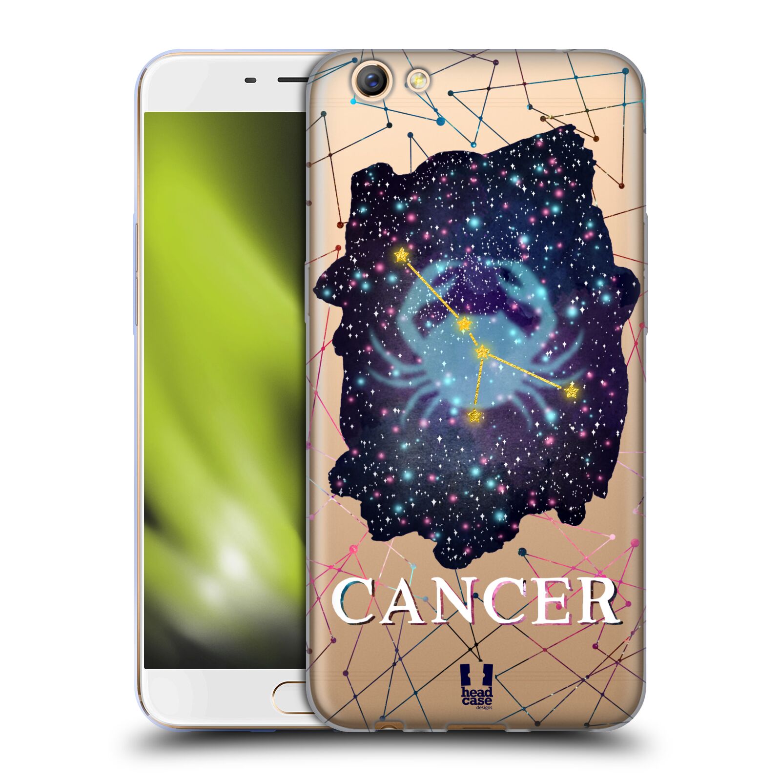 FUNDA HEAD CASE DESIGNS CON DIBUJO DE GEL SUAVE ZODIAC CONSTELLATION PARA TELÉFONOS OPPO - Imagen 10 de 18