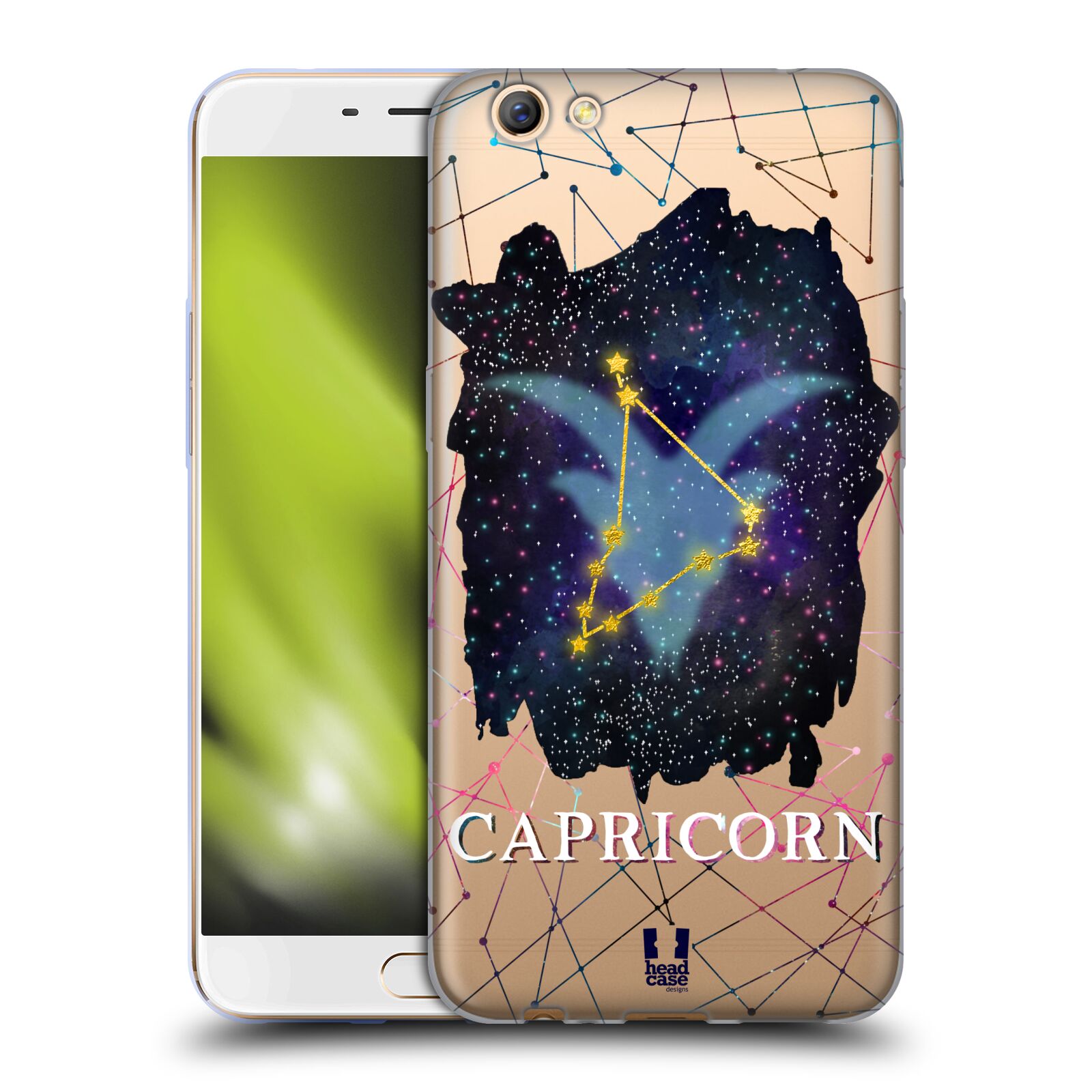 FUNDA HEAD CASE DESIGNS CON DIBUJO DE GEL SUAVE ZODIAC CONSTELLATION PARA TELÉFONOS OPPO - Imagen 11 de 18