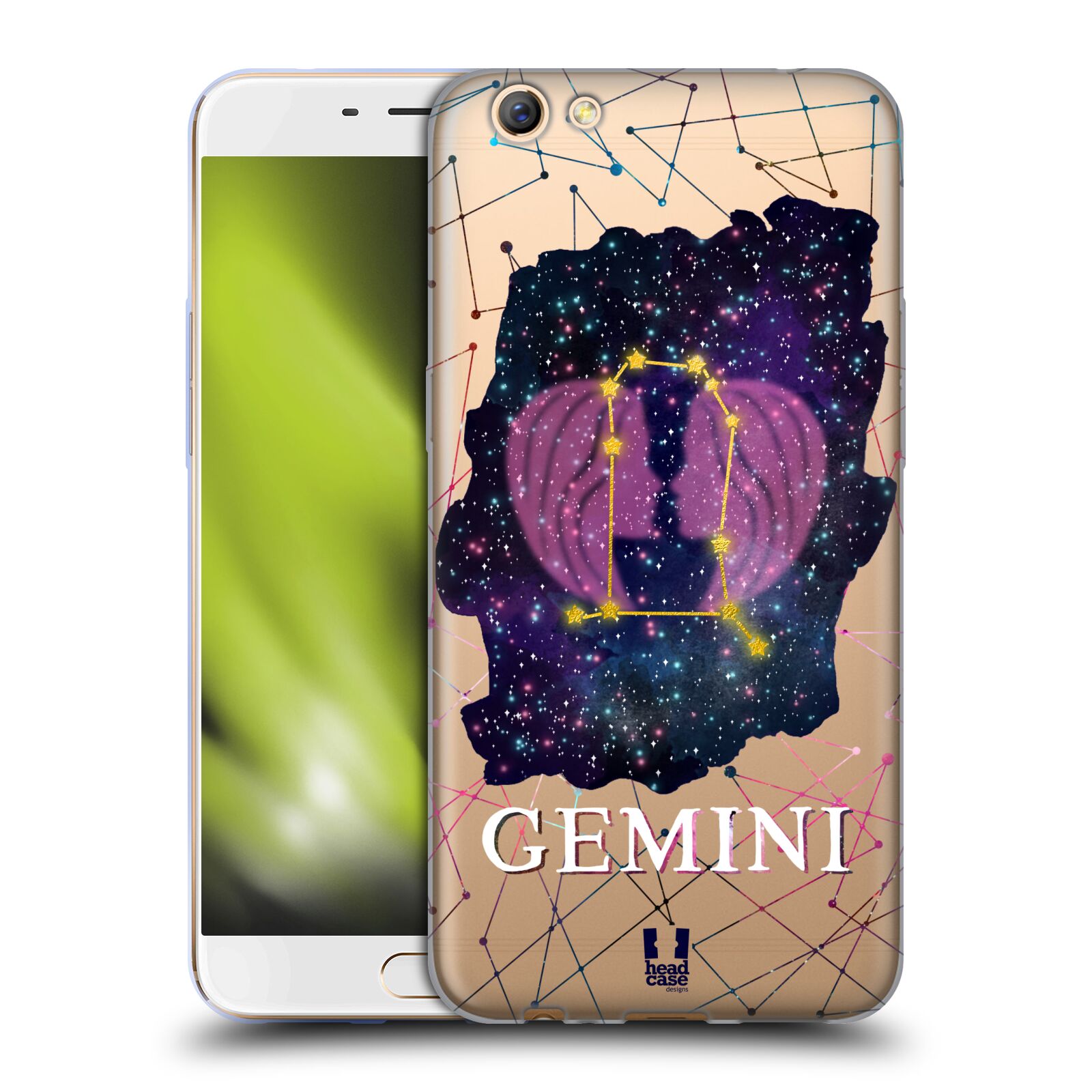 FUNDA HEAD CASE DESIGNS CON DIBUJO DE GEL SUAVE ZODIAC CONSTELLATION PARA TELÉFONOS OPPO - Imagen 12 de 18