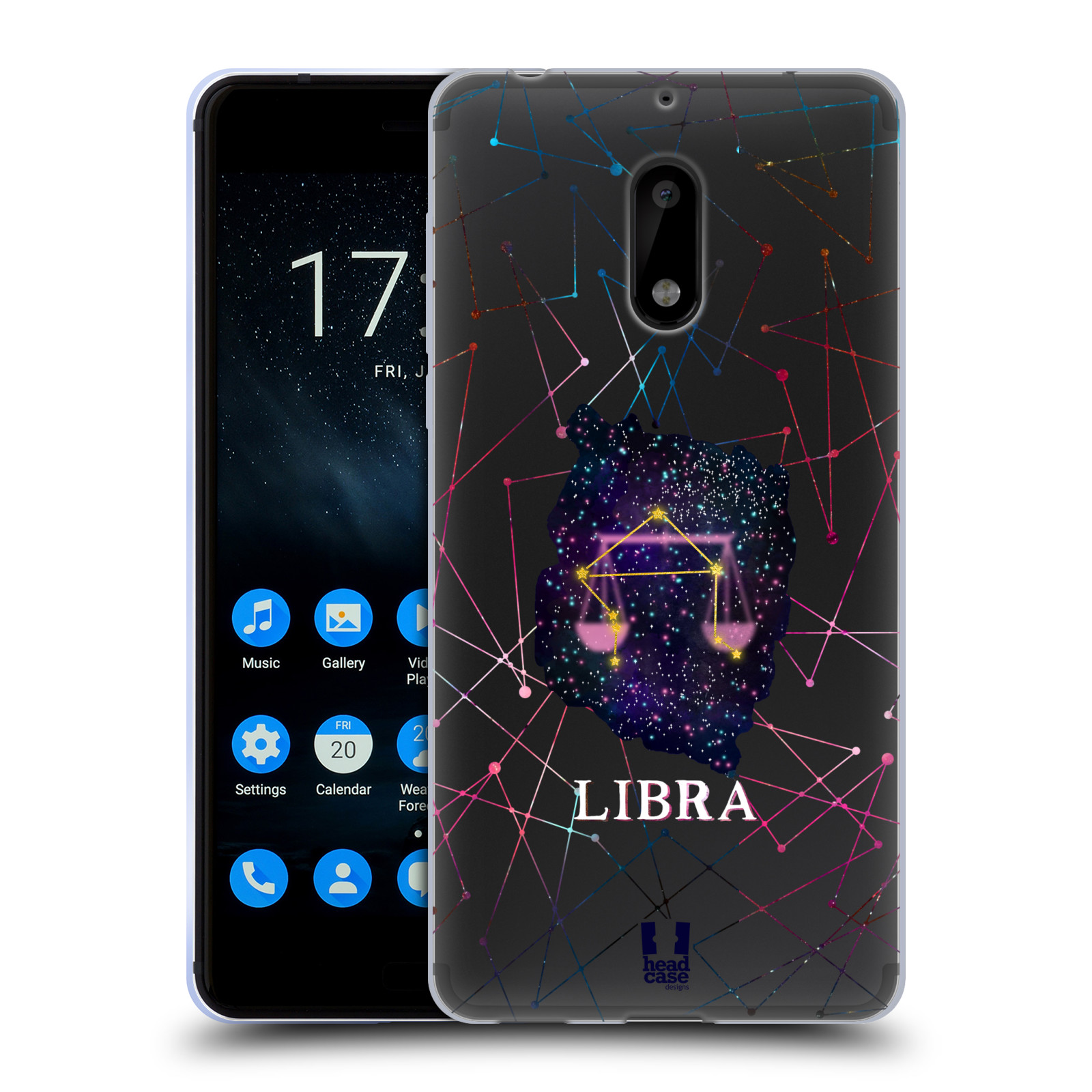 FUNDA DE GEL HEAD CASE DESIGNS ZODIAC CONSTELLATION Y FONDO DE PANTALLA PARA TELÉFONOS NOKIA 1 - Imagen 14 de 19
