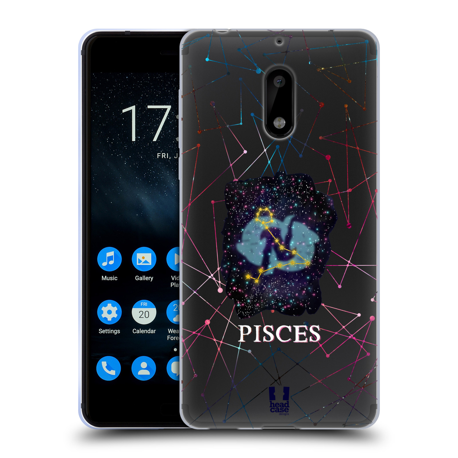 FUNDA DE GEL HEAD CASE DESIGNS ZODIAC CONSTELLATION Y FONDO DE PANTALLA PARA TELÉFONOS NOKIA 1 - Imagen 15 de 19