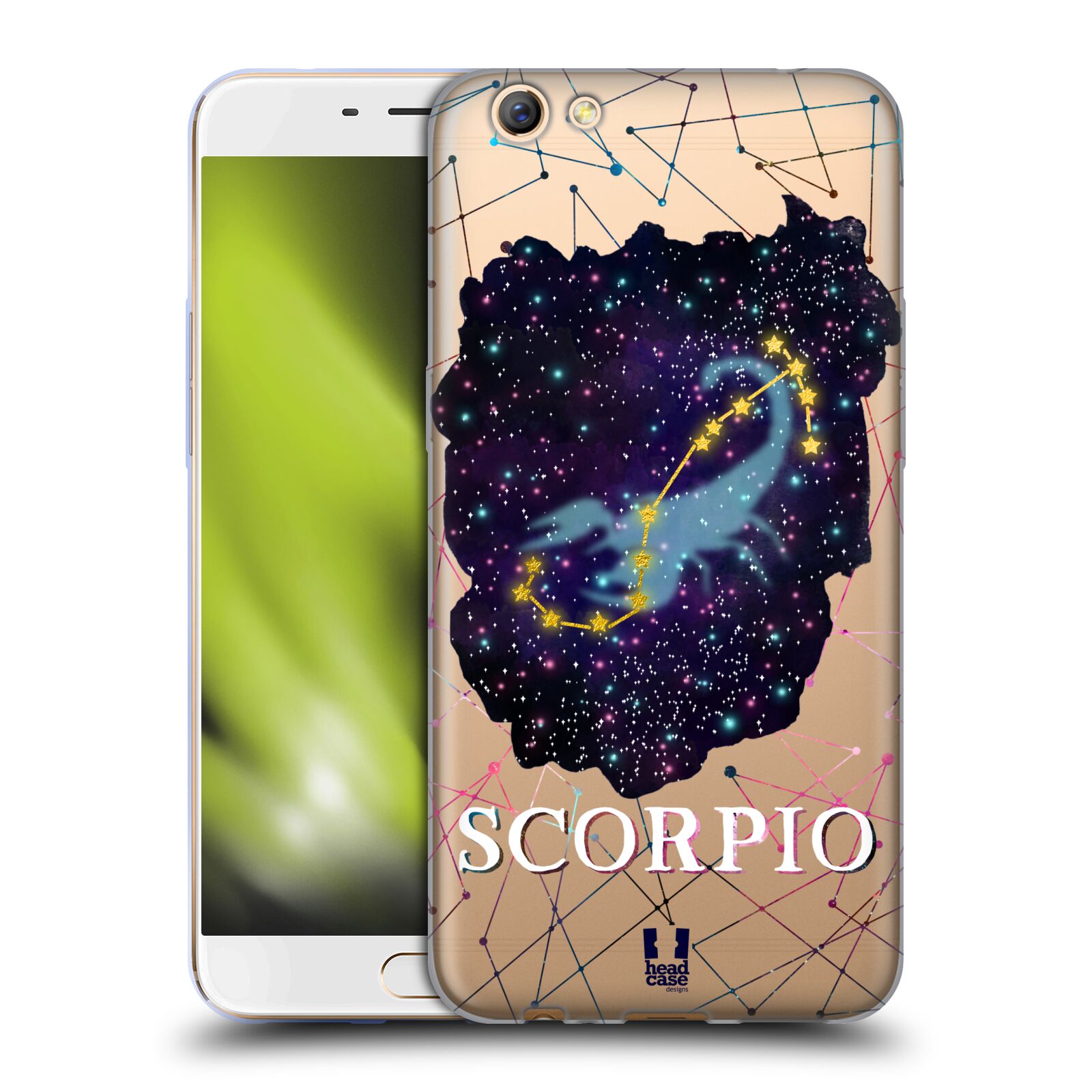 FUNDA HEAD CASE DESIGNS CON DIBUJO DE GEL SUAVE ZODIAC CONSTELLATION PARA TELÉFONOS OPPO - Imagen 16 de 18