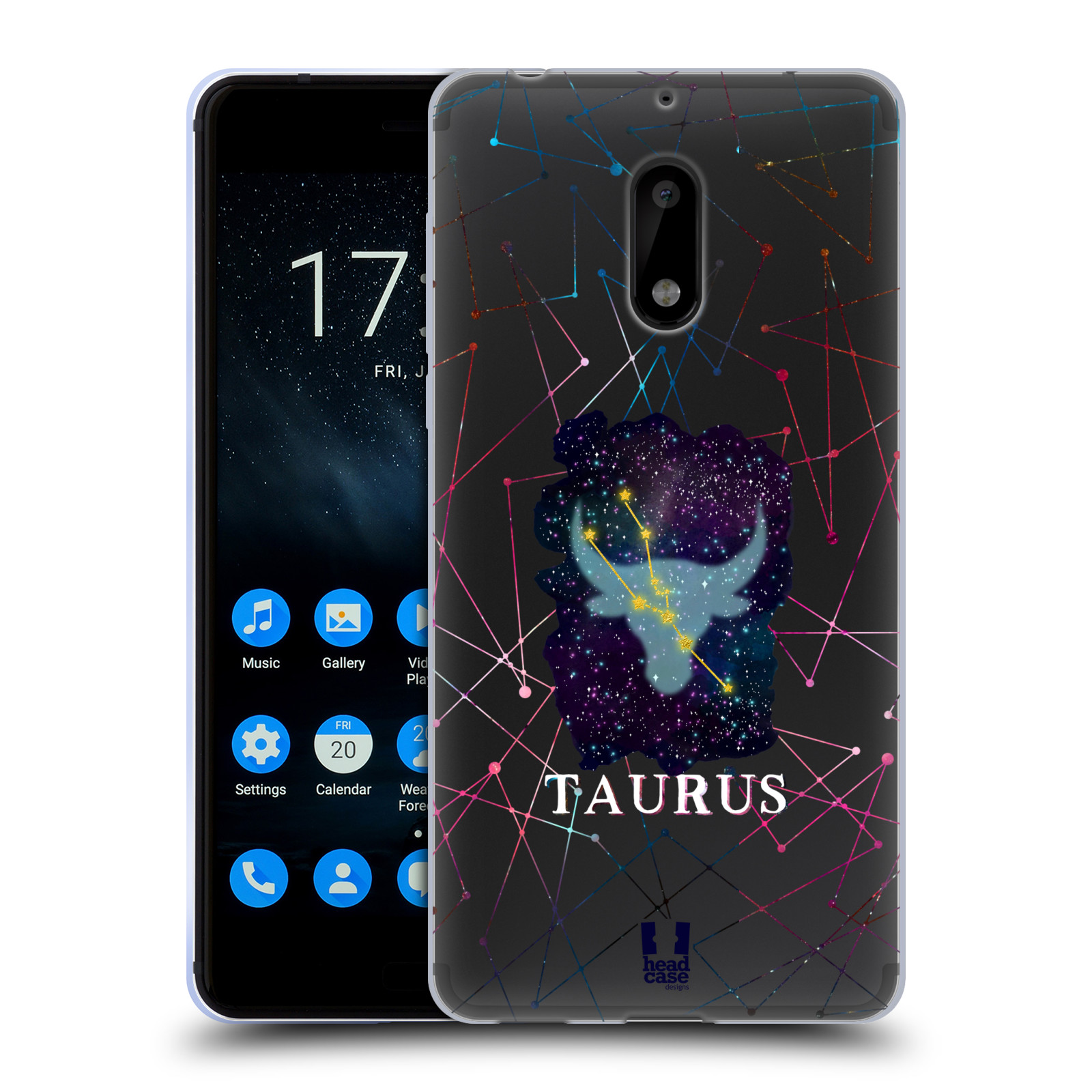 FUNDA DE GEL HEAD CASE DESIGNS ZODIAC CONSTELLATION Y FONDO DE PANTALLA PARA TELÉFONOS NOKIA 1 - Imagen 18 de 19