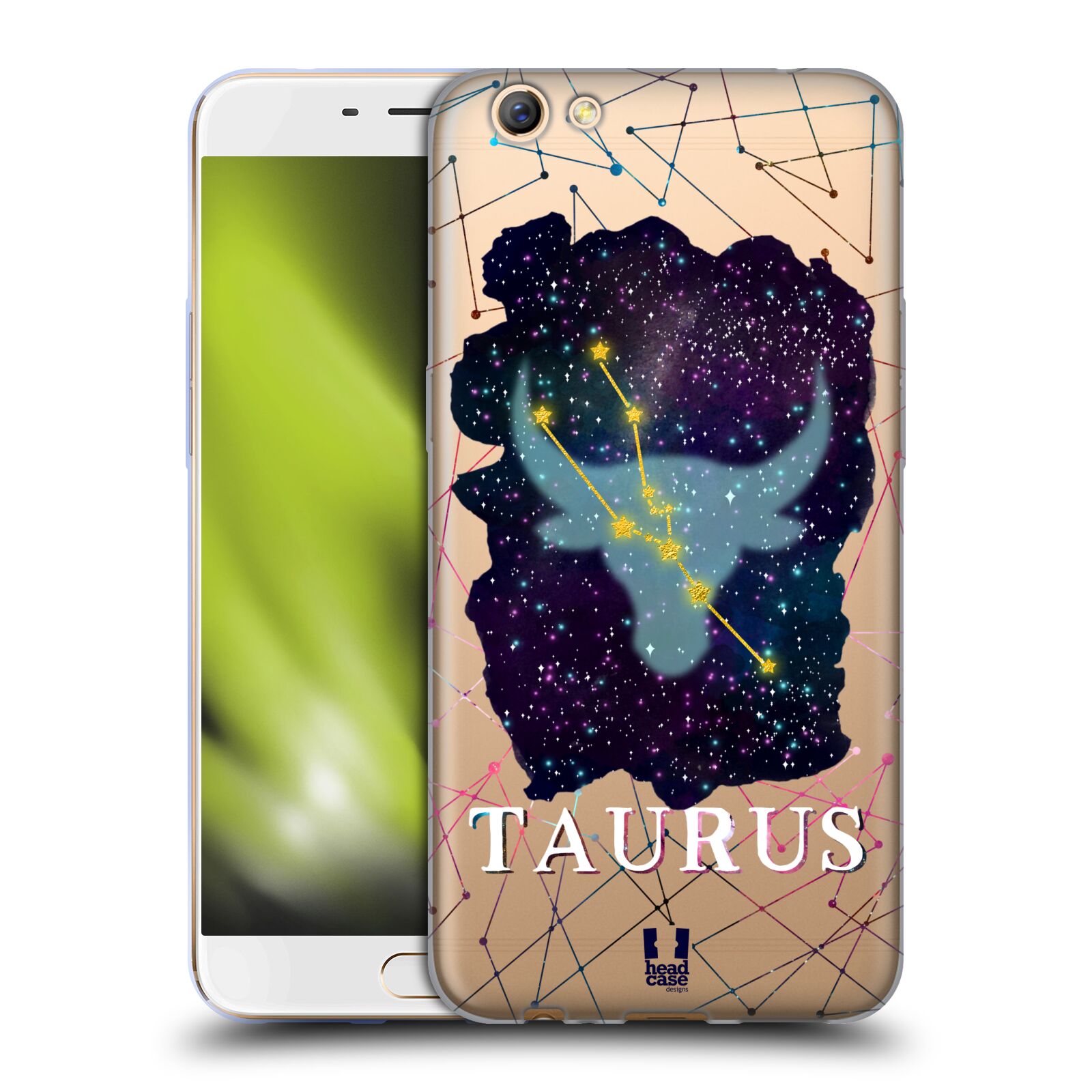FUNDA HEAD CASE DESIGNS CON DIBUJO DE GEL SUAVE ZODIAC CONSTELLATION PARA TELÉFONOS OPPO - Imagen 17 de 18