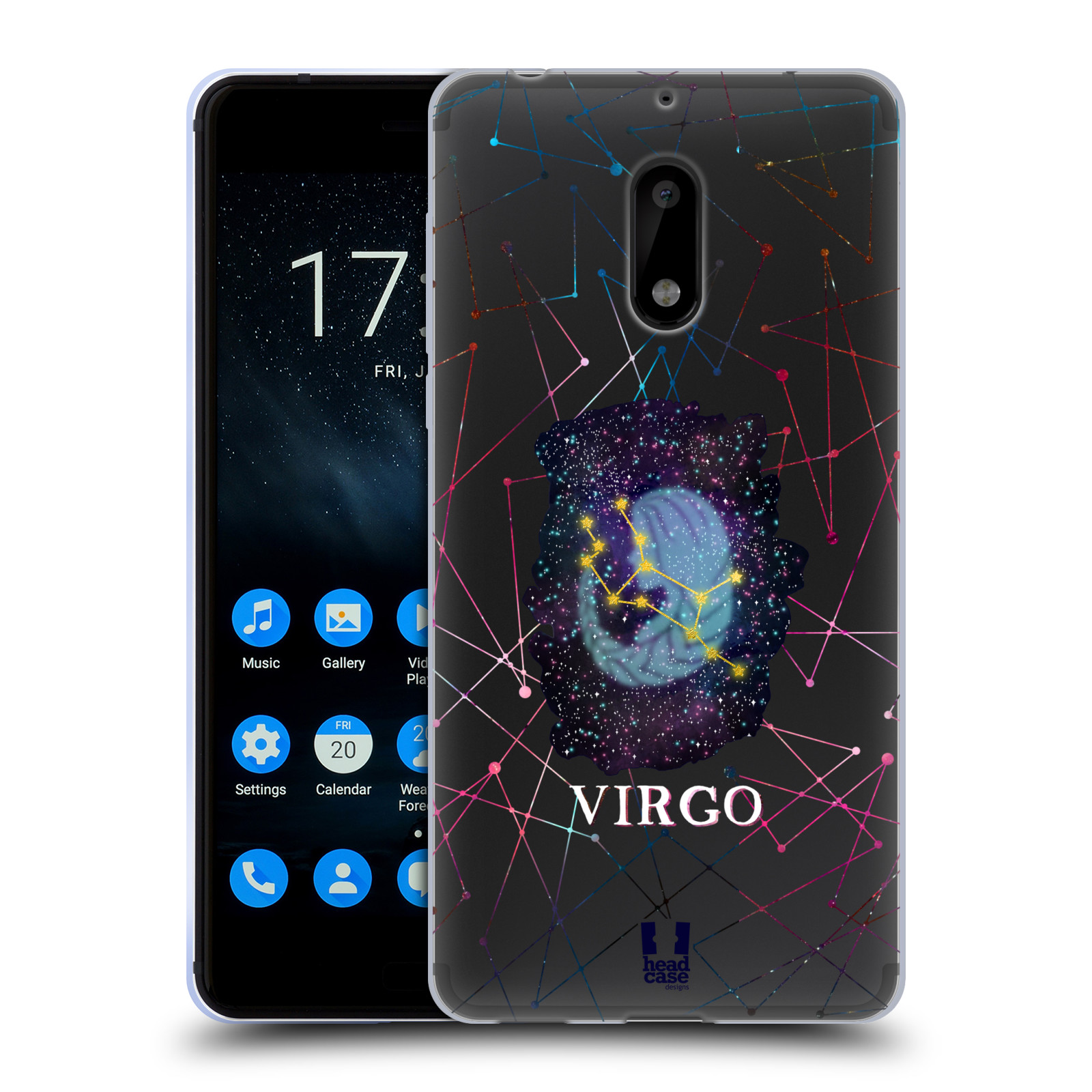 FUNDA DE GEL HEAD CASE DESIGNS ZODIAC CONSTELLATION Y FONDO DE PANTALLA PARA TELÉFONOS NOKIA 1 - Imagen 19 de 19