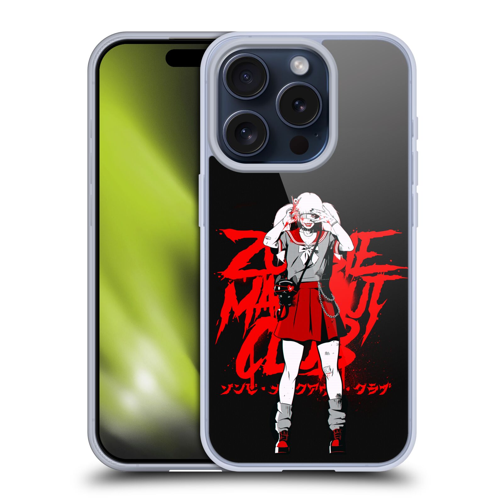 OFFICIAL ZOMBIE MAKEOUT CLUB GRAPHICS SOFT GEL CASE FOR APPLE iPHONE PHONES - Bild 15 von 15