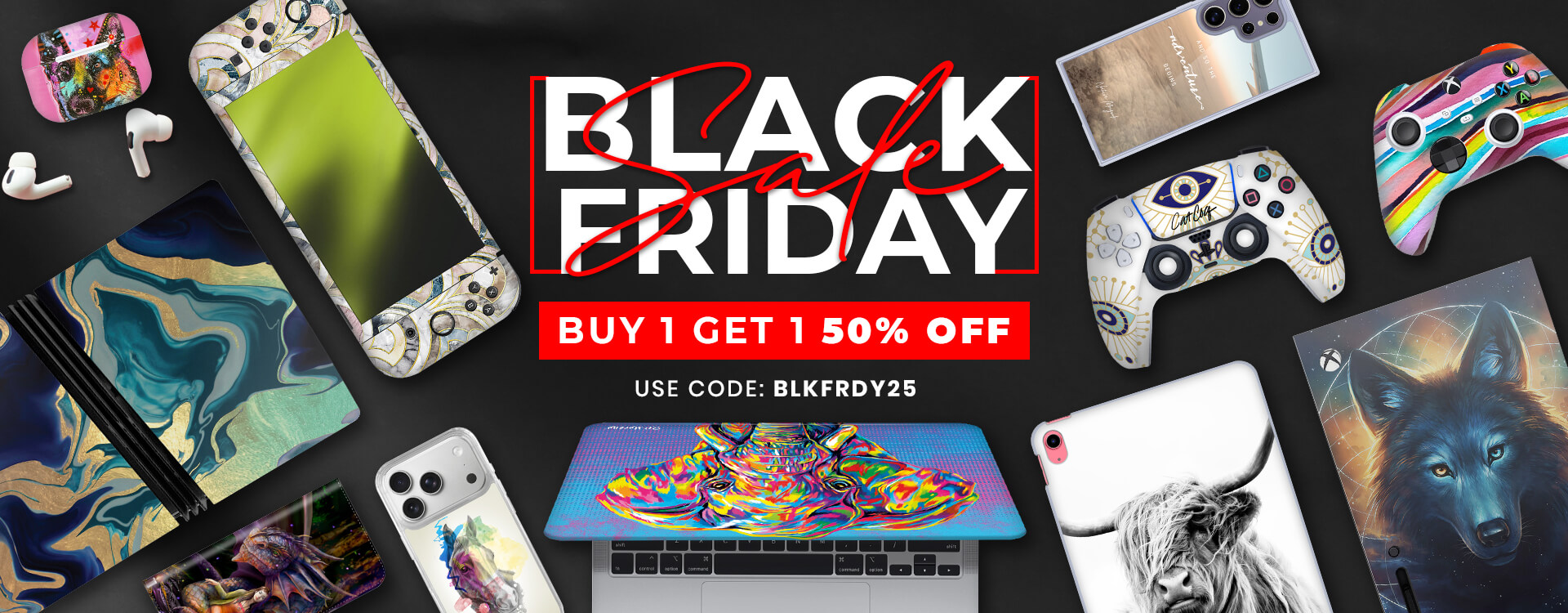 Head Case Designs Black Friday 2025 Promo Buy 1 Get 1 50% Off