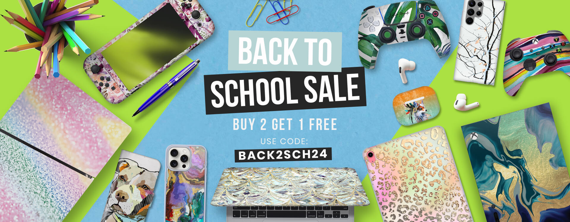 Head Case Designs 2024 Back To School Promo Buy 2 Get 1 FREE