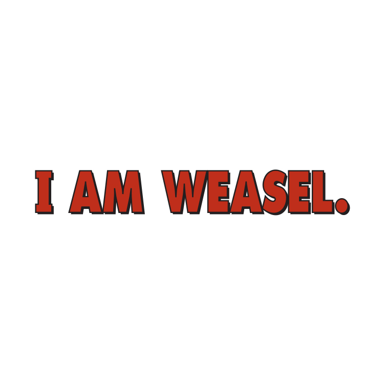 I Am Weasel. Logo
