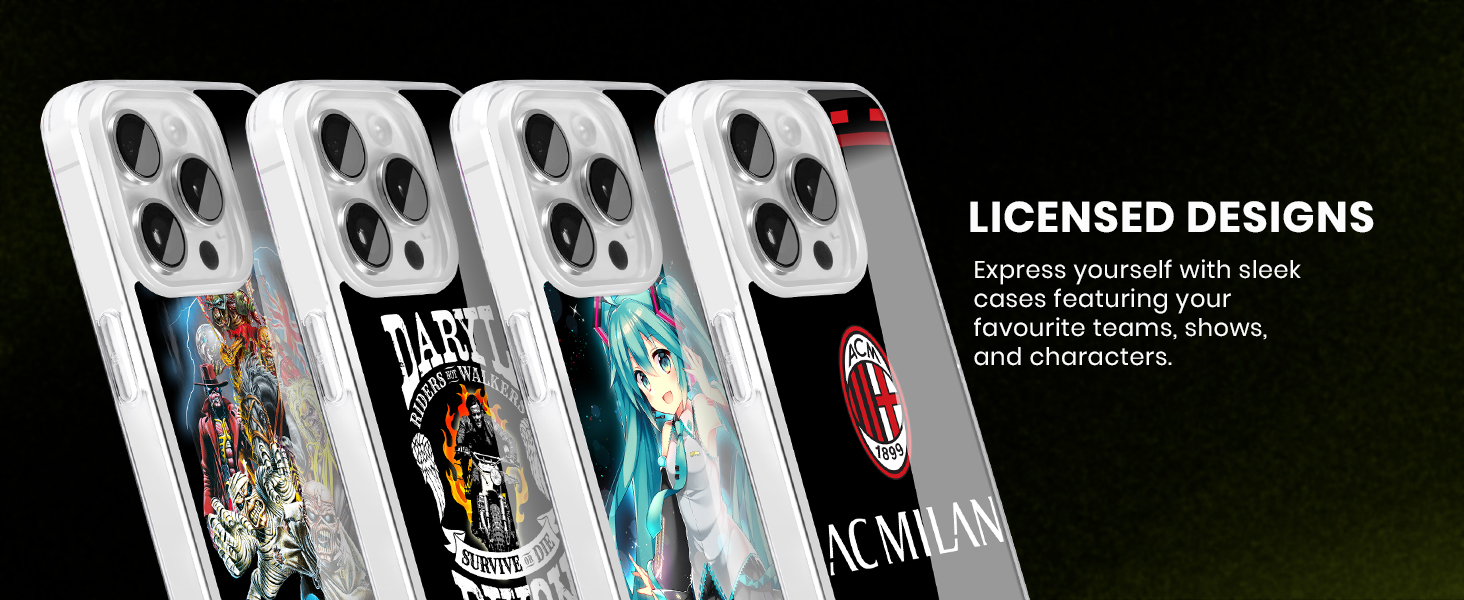 Licensed designs - your favourite teams, shows and characters