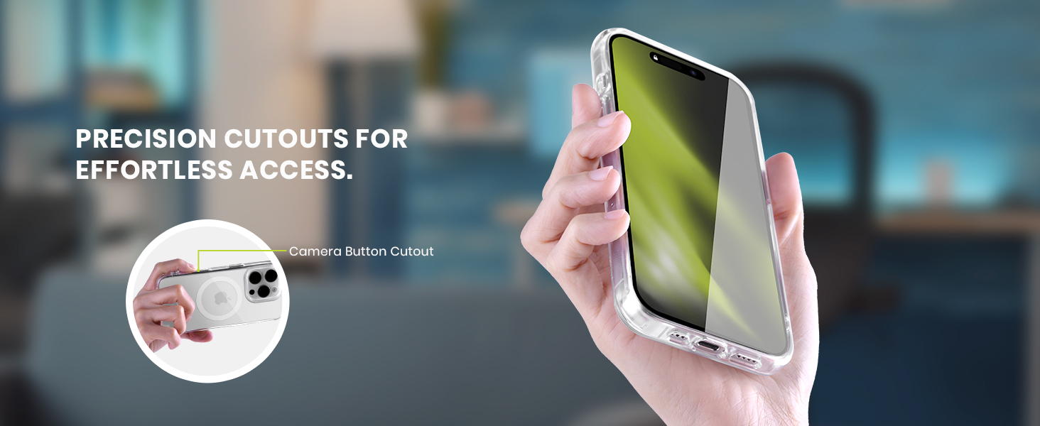 Precision cutouts for effortless access