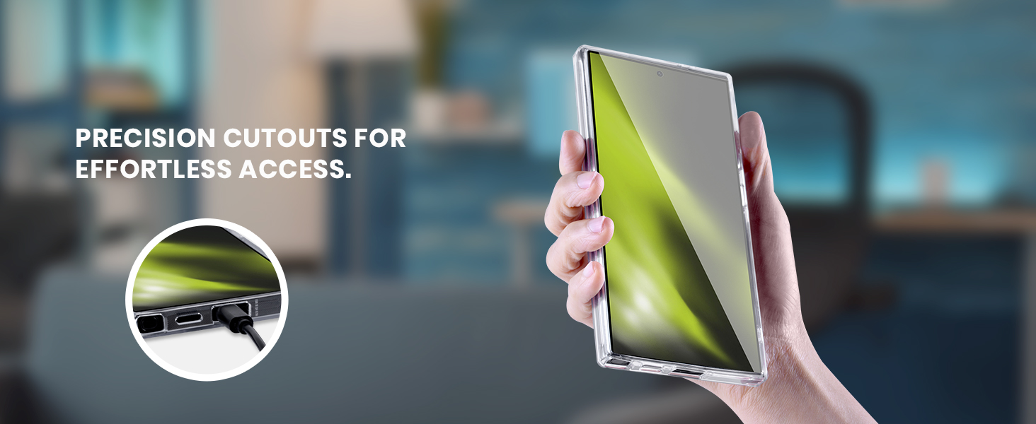 Precision cutouts for effortless access