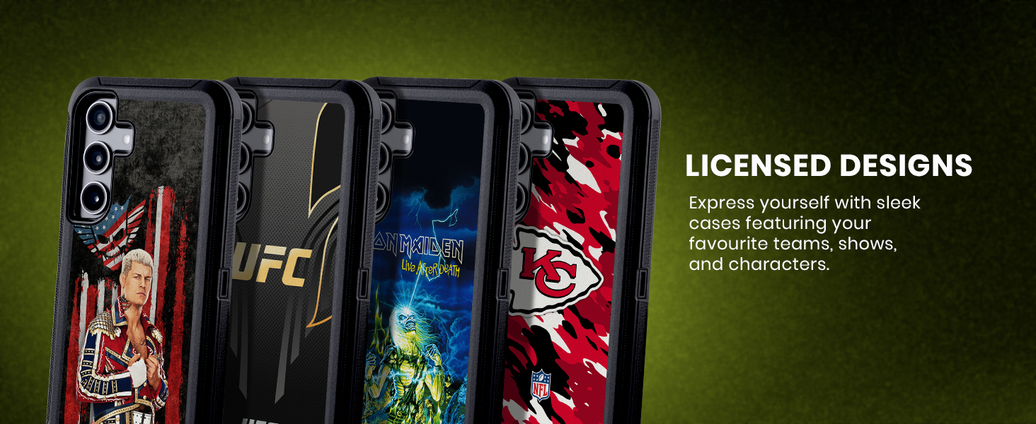 Licensed designs - your favourite teams, shows and characters
