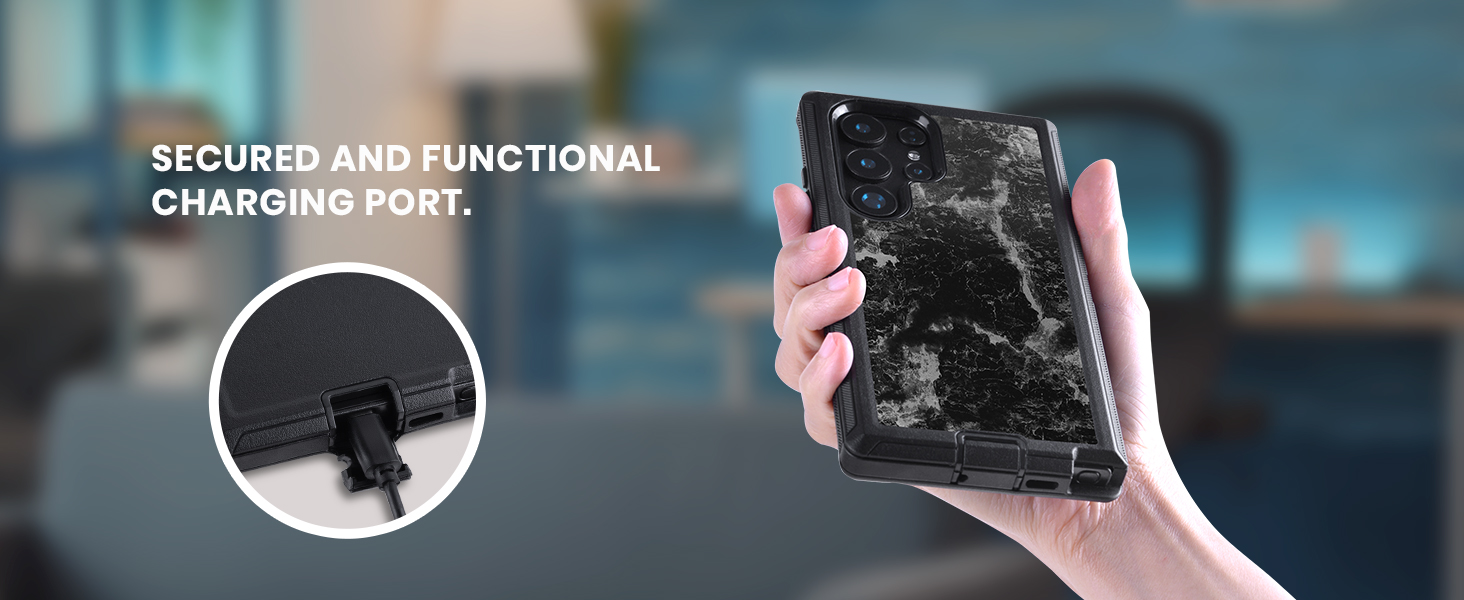Secured and functional charging port