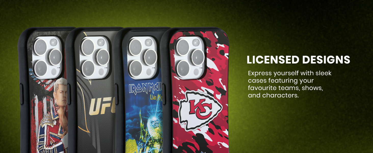 Licensed designs - your favourite teams, shows and characters
