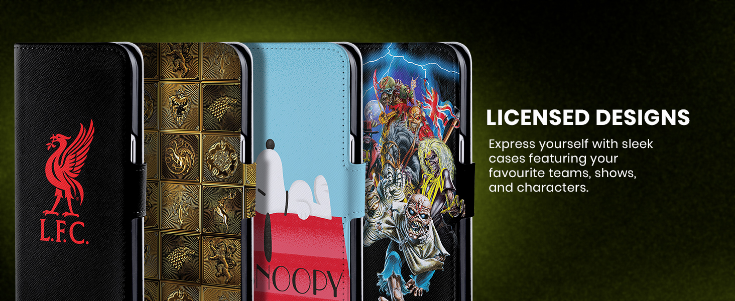 Licensed designs - your favourite teams, shows and characters
