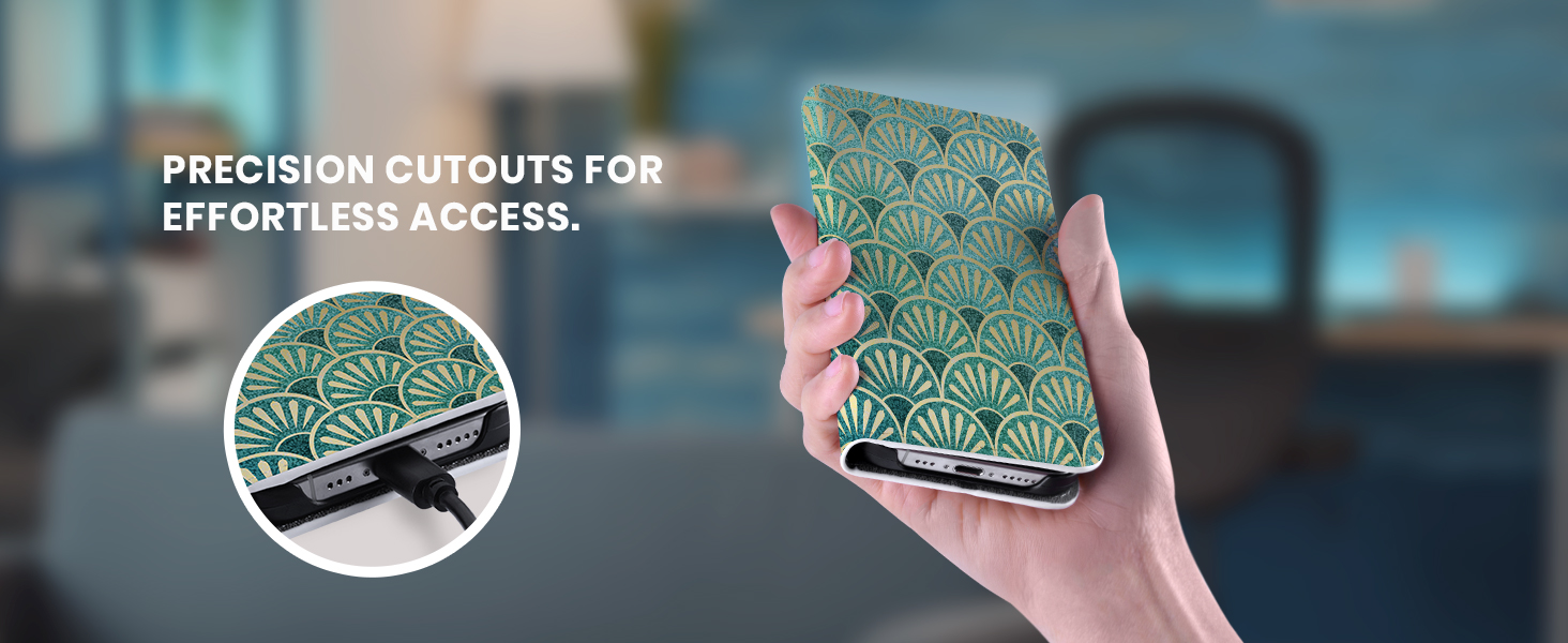 Precision cutouts for effortless access