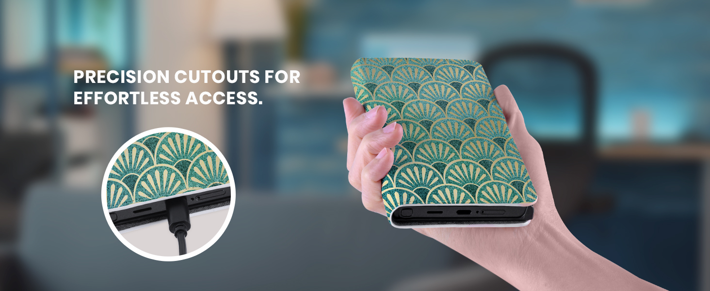 Precision cutouts for effortless access