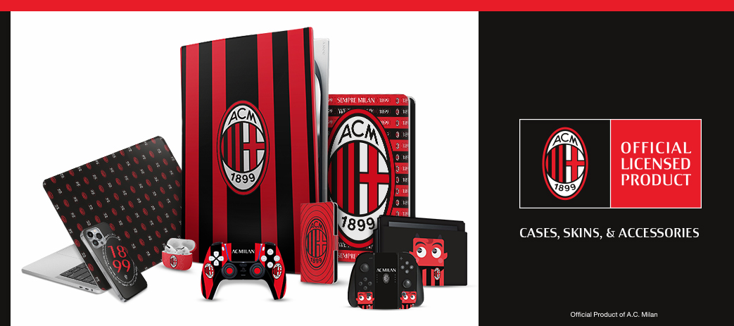 AC MILAN NOTEBOOK X THE ROLLING STONES