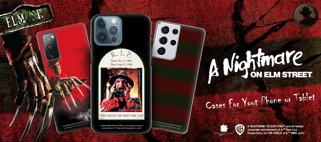 A Nightmare On Elm Street: Freddy's Dead Cases, Skins, & Accessories Banner