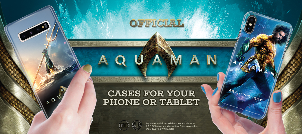 Aquaman Movie Cases, Skins, & Accessories Banner