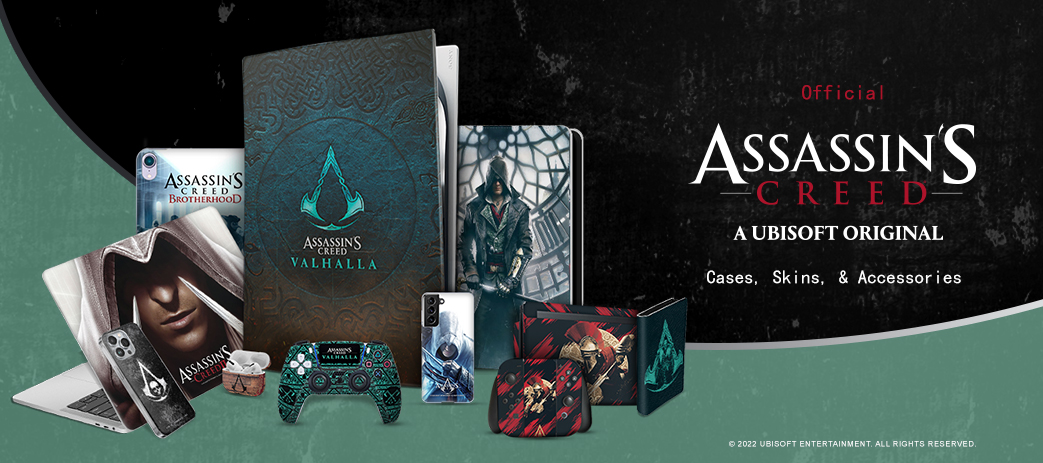 Assassin's Creed Cases, Skins, & Accessories Banner