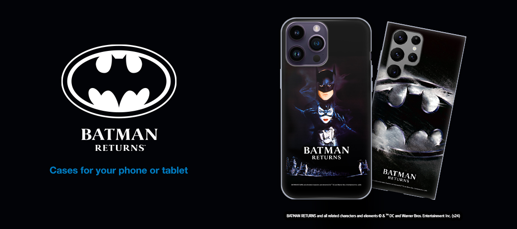 Batman Returns Cases, Skins, & Accessories Banner