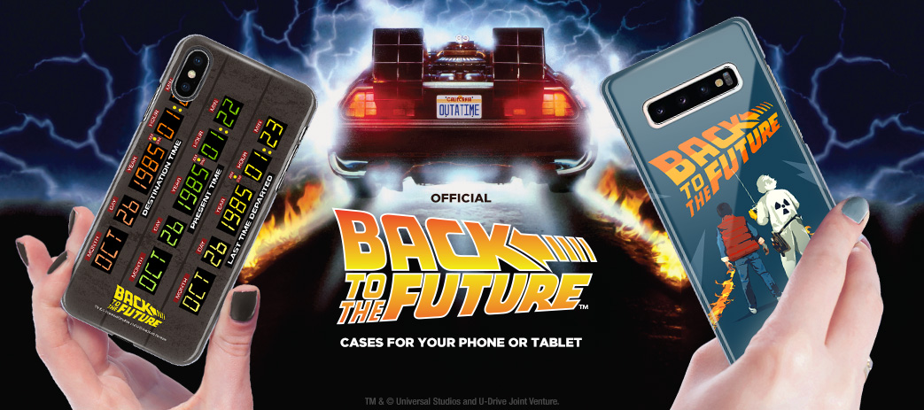 Back to the Future Cases, Skins, & Accessories Banner