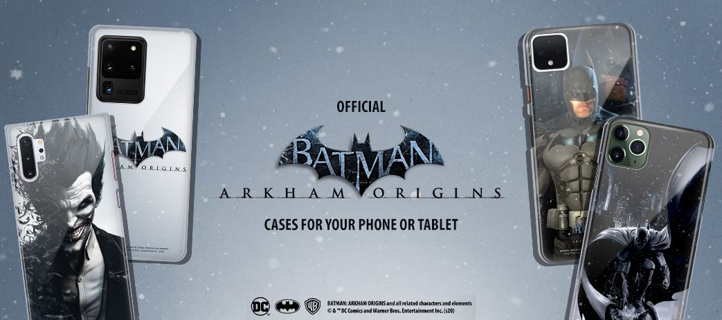 OFFICIAL BATMAN ARKHAM ORIGINS CHARACTERS SOFT GEL CASE FOR APPLE iPHONE  PHONES