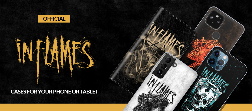 In Flames Cases, Skins, & Accessories Banner