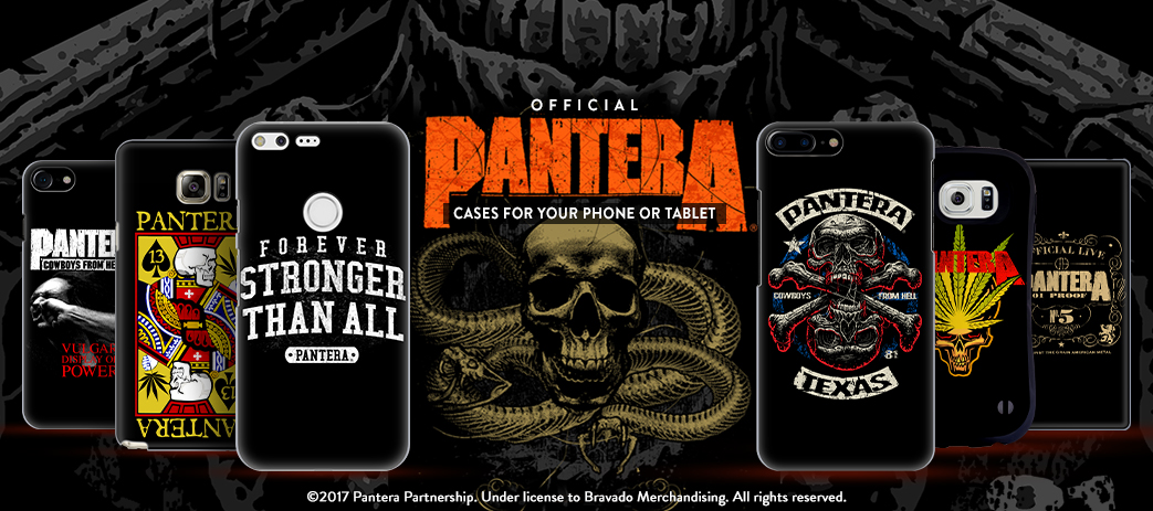 Pantera Cases, Skins, & Accessories Banner