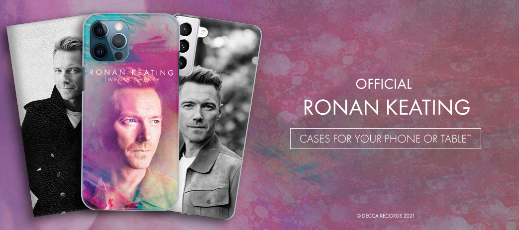 Ronan Keating Cases, Skins, & Accessories Banner