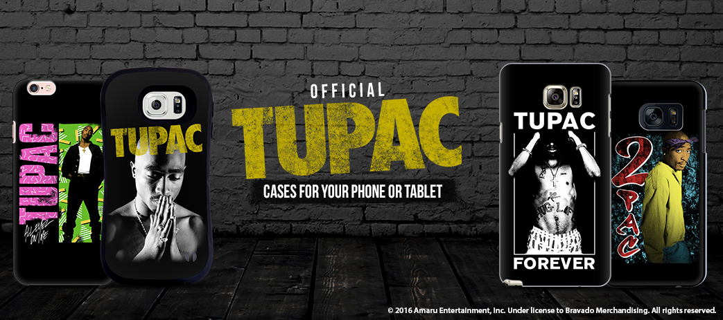Tupac Shakur Cases, Skins, & Accessories Banner