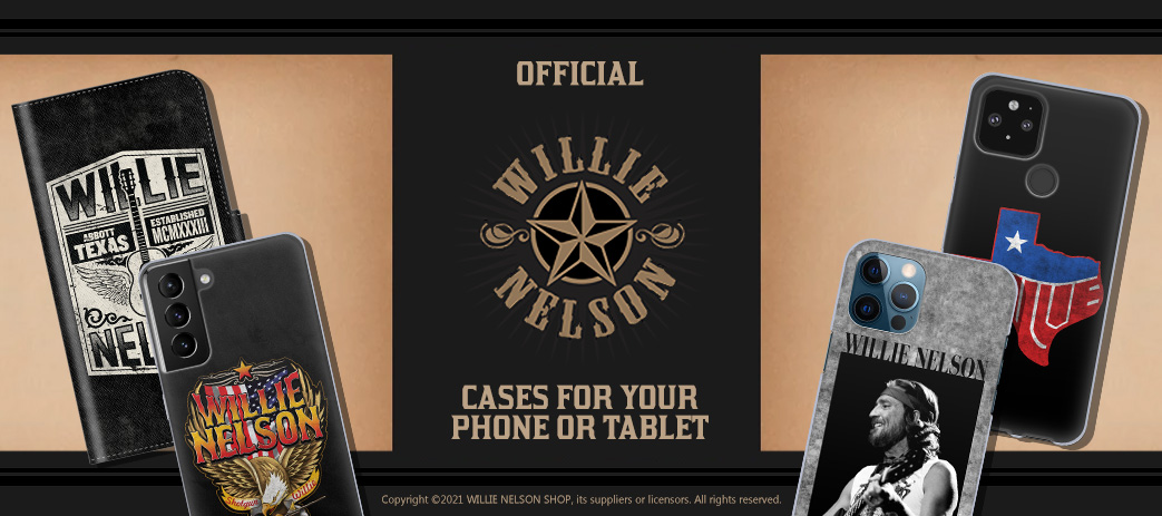 Willie Nelson Cases, Skins, & Accessories Banner